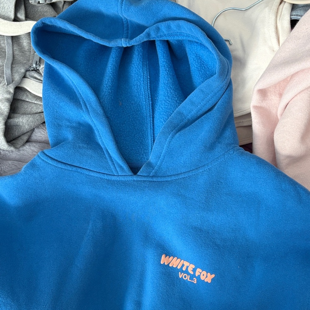 White Fox Boutique Blue Hoodie